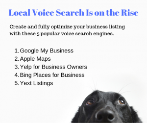 Local Voice Search - 6 Local SEO Trends for Pet Sitters and Dog Walkers